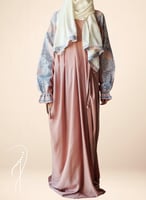 شرشف صلاة لف رسم باتيك بصلي و بترولي باستيل الطرحة...