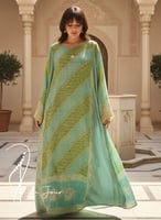 ثوب أخضر باتيك من لاجور حق رمضان