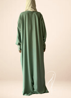 شرشف صلاة باتيك زيتي وفيروزي باستيل سستة