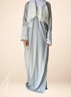 شرشف مرد لف رمادي دانتيل طرحة لينين