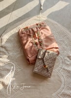 شرشف صلاة لف ستان بني فاتح بالورد الاويا مميز من ا...