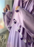 شرشف صلاة لف موف كروشيه يدوي الطرحة مثبتة