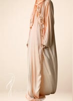 شرشف صلاة اويا ورد خربزي لف طرحة متصلة