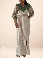 ثوب كم بيج برسم باتيك