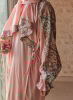 شرشف صلاة لف رسم باتيك بنك خربزي بنقشة اخضر و خربز...