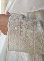 ثوب حج وعمرة أبيض قطن بطرف