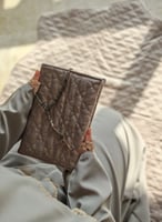 شرشف صلاة سستة رمادى فاتح مزين بالكروشيه اليدوي فخ...