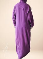 شرشف صلاة لف بنفسجي بالورد الاويا اصفر و ابيض الفا...