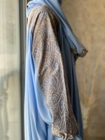 223001 شرشف صلاة رسم باتيك لف ازرق سماوي و الطرحة...