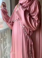 شرشف صلاة اويا ورد وردي بصلي قطن ستان و الطرحة متص...