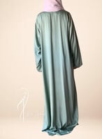 شرشف صلاة سستة سحاب أخضر وكروشيه