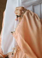 شرشف صلاة سستة خربزي باستيل بالكروشيه و الورد الاو...