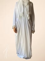 شرشف صلاة لف ابيض ستان اويا ابيض من لاجور