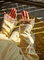 شرشف صلاة لف اصفر ليموني فاتح مزين بأويا تركية من...