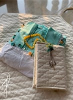 شرشف صلاة لف تفني بالكروشيه و الورد الاويا