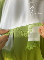 شرشف صلاة سستة اخضر اويا تركي يدوي