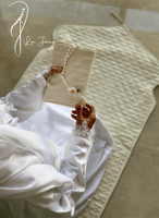 شرشف صلاة لف ابيض ستان اويا من لاجور