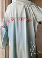 شرشف صلاة سستة تفني مزين بالكروشيه