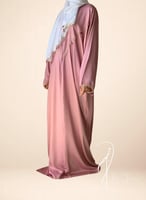 شرشف صلاة وردي بصلي سستة مزين بالكروشيه و الورد ال...