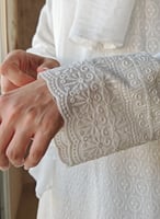 ثوب حج وعمرة أبيض قطن بطرف