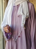 شرشف صلاة سستة موف باستيل بالكروشيه و الورد الاويا