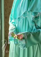 شرشف صلاة لف تيفني ستان مزين بورد أويا يدوي من لاج...