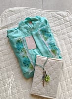 شرشف صلاة لف تيفني ستان مزين بأويا يدوي من لاجور