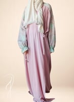 شرشف صلاة لف رسم باتيك باستيل بصلي على موف الطرحة...