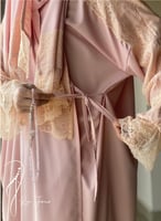 شرشف مرد لف وردي على خربزي دانتيل