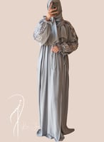 شرشف صلاة لف رسم باتيك رمادي من لاجور