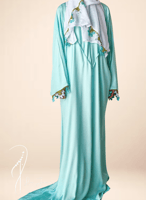 شرشف صلاة سحاب تفني مزين بالاويا