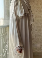 شرشف صلاة لف ابيض أويا فضي