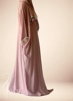 شرشف صلاة اويا ورد وردي لف بصلي باستيل وردي