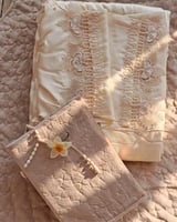 شرشف صلاة لف سكرى مزين بالاويا اليدوي التركي