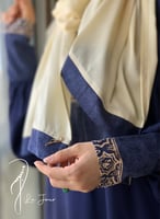 2235030 شرشف صلاة باتيك ازرق غامق سستة