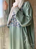 شرشف صلاة باتيك زيتي وفيروزي باستيل سستة