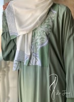 227503 شرشف صلاة باتيك اخضر زيتوني سستة