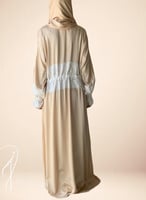 شرشف صلاة سستة دانتيل حزام بيج من لاجور