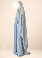 شرشف صلاة مربع مثل الملاية اللف أخضر باستيل