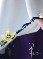 شرشف صلاة سحاب موف كروشيه يدوي واويا ورد