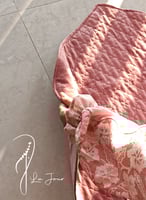 شرشف صلاة لف رسم باتيك بنك خربزي ورود