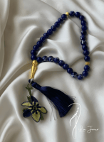 شرشف صلاة لف كحلي أويا أزرق و أخضر