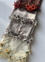 طرحة قطن بكروشيه ورد