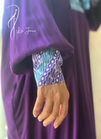 شرشف صلاة باتيك موف وازرق سستة.