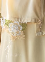 شرشف صلاة لف اصفر ليموني فاتح مزين بأويا تركية من...