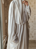 شرشف صلاة لف أوف وايت مزين بالاويا