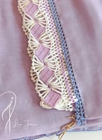 طرح بنفسجي بوال مزينة بأويا مميز من لاجور