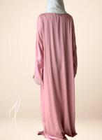 شرشف صلاة بصلي وردي لف مزين بالأويا