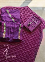 شرشف صلاة لف بنفسجى اويا فاخر و انيق