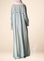 شرشف صلاة سستة اخضر زيتي فاتح باستيل مزين بالكروشي...